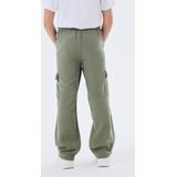 Baggy Broeken - Rechte Broek - Blauw - Viscose/Polyester