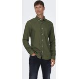 Overhemd - Katoen - Ronde Zoom - Lange Mouw - Regular Fit