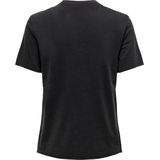 Only - Onllucy - T-shirt - Wit - Katoen