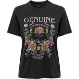 Only - Onllucy - T-shirt - Wit - Katoen