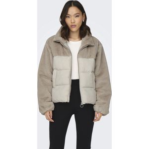 Only - WANJA - Gewatteerd Damesjack - Zwart - Polyester