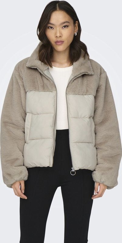 Only - WANJA - Gewatteerd Damesjack - Zwart - Polyester