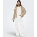 Onlnewanna - Teddy Jas - Groen - Polyester - Capuchon - Lange Mouwen