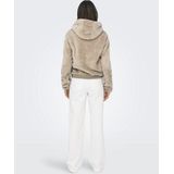 Onlnewanna - Teddy Jas - Groen - Polyester - Capuchon - Lange Mouwen