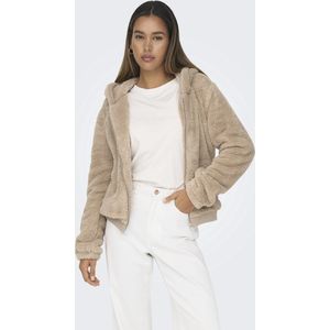 Onlnewanna - Teddy Jas - Groen - Polyester - Capuchon - Lange Mouwen