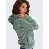 Only - NEW ANNA - Damesjack - Effen - Regular Fit - Teddybont - Capuchon