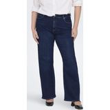 ONLY CARMAKOMA - Wide Fit Jeans - Blauw - Denim - High Waist