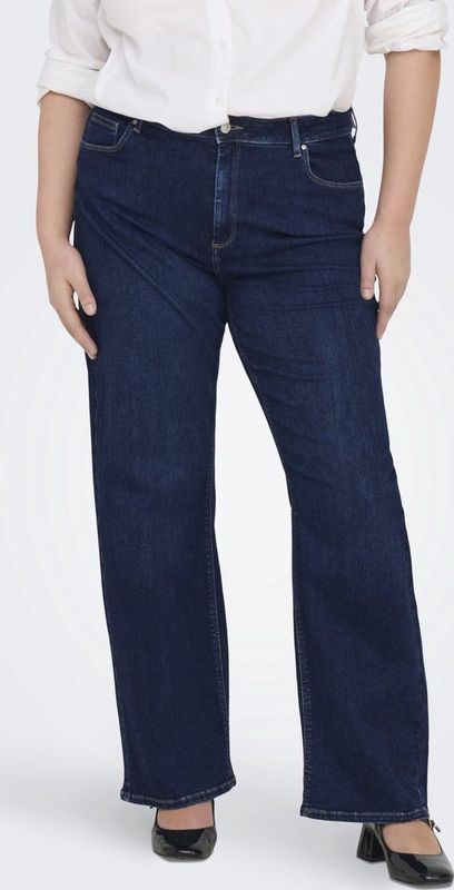 ONLY CARMAKOMA - Wide Fit Jeans - Blauw - Denim - High Waist