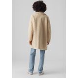 Vero Moda - VMMARGARET LONG COAT - Dames Jas - Oatmeal