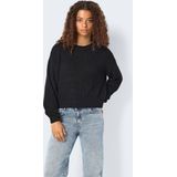 Noisy may Trui Nmmaysa O-neck Knit Noos 27021536 Black Dames