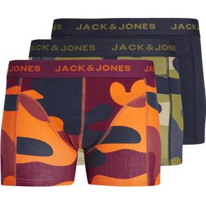 Jack & Jones - JACCAMOUFLAGE - Boxershorts - Camouflage - 3-Pack - 95% Katoen