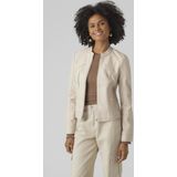 Vmfavodona - Jas - Tussenjas - Zwart - Biker Kraag - Lange Mouwen - Ritssluiting