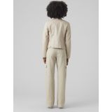 Vmfavodona - Jas - Tussenjas - Zwart - Biker Kraag - Lange Mouwen - Ritssluiting