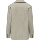 Blazer - Effen - Gedeeltelijk Gevoerd - Lange Mouw - Normale Pasvorm