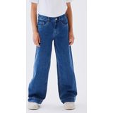 Name It Jeans Nkfrose Hw Wide Jeans 1356-on Noos 13211701 Medium Blue Denim Dames 6