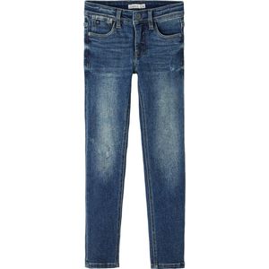 Name It kids jongens spijkerbroek THEO Dark Blue Denim Xslim Fit