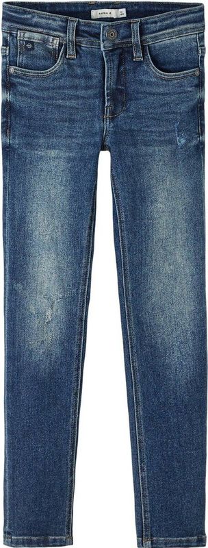 Name It kids jongens spijkerbroek THEO Dark Blue Denim Xslim Fit