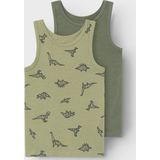 Name It - NmmTank Top - 2-pack - Sage - Onderhemd