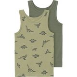 Name It - NmmTank Top - 2-pack - Sage - Onderhemd