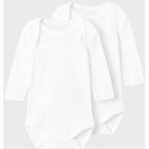 Body - Ribtricot - Gestreept - Lange Mouwen - 2-Pack