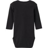 Name It Langarmbody "NBNBODY 2P LS SOLID BLACK NOOS"