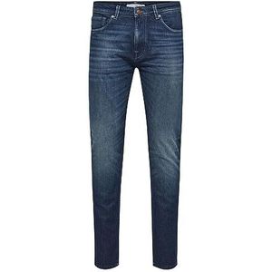 SELETED HOMME SLH175-SLIMLEON 6301 DB TENCL JNS NOOS, Denim Blauw, 32W / 30L