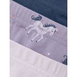 NAME IT MINI Hipster NMFTIGHTS - set van 3 Paars/Lila