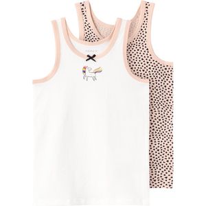 name it Tanktop 2-pack Avond Sand