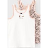 Name It - NmfTank Top - Onderhemd - Avondzand - 2-pack