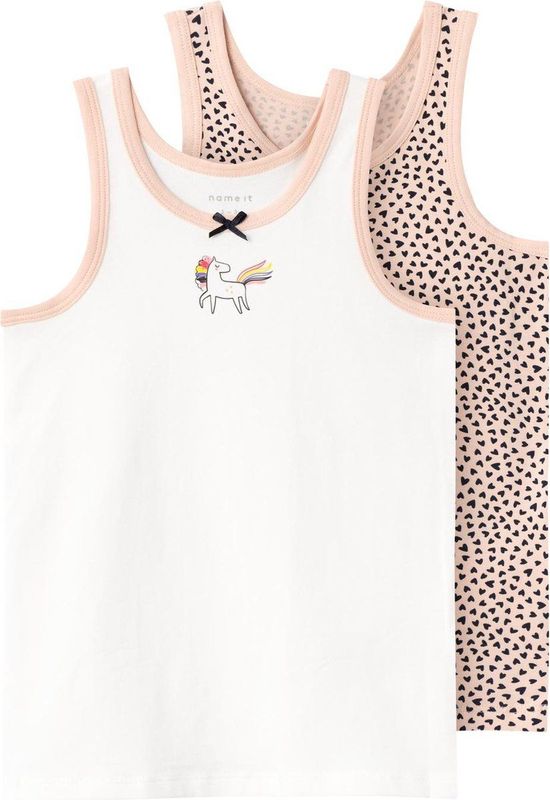 Name It - NmfTank Top - Onderhemd - Avondzand - 2-pack