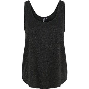 PIECES - BILLO - Top - Zwart - Mouwloos - Losse Pasvorm