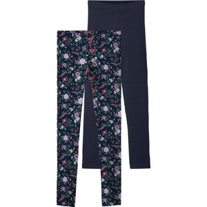 Jeans - Bloemenprint - Jersey - 2 Pack
