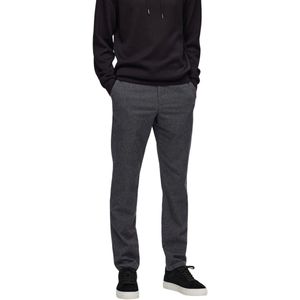 Chino Broek - Mid Rise - Slim Fit - Gevoerd - Katoen/Polyester
