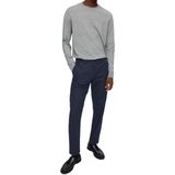Selected Homme - SLH175-SLIM MILES BRUSHED - Chino Broek - Blauw - Slim Fit
