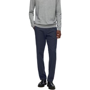 Selected Homme - SLH175-SLIM MILES BRUSHED - Chino Broek - Blauw - Slim Fit