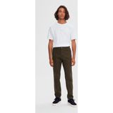 Selected Homme - SLHSLIM-NEW MILES - Chino Broek - Groen - Katoenmix