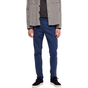 Selected Homme Heren Chino Broek SLHSLIM-NEW MILES slim Blauw Volwassenen