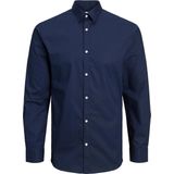 Jack & Jones - Joe Structure - Heren Overhemden - Blauw