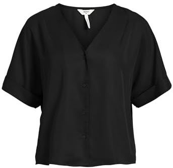 Object Chemise à manches courtes pour femme, Noir, 38