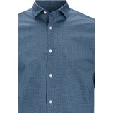 Jack & Jones Jprblablackpool Overhemd - Blauw - Katoen/Elastaan - Slim Fit