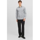 Jack & Jones Overhemd Jprblablackpool Stretch Shirt Ls Aw 12237914 White/slim Fit Mannen Maat - S