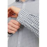 Jack & Jones Overhemd Jprblablackpool Stretch Shirt Ls Aw 12237914 White/slim Fit Mannen Maat - S
