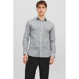 Jack & Jones Overhemd Jprblablackpool Stretch Shirt Ls Aw 12237914 White/slim Fit Mannen Maat - S