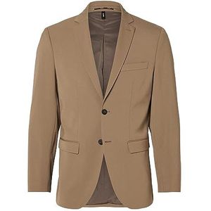 SELETED HOMME Slhslim-Liam BLZ Flex B Noos Blazer voor heren, camel, 42