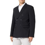 SELETED - Slhslim-Liam Db - Blazer - Zwart - Dubbel Breasted - Slim Fit