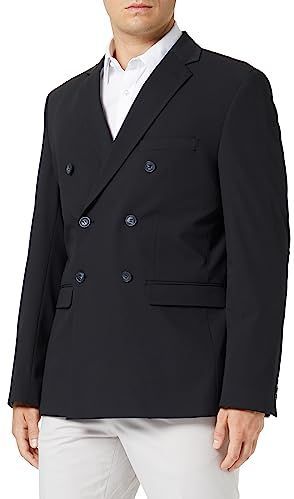 SELETED - Slhslim-Liam Db - Blazer - Zwart - Dubbel Breasted - Slim Fit