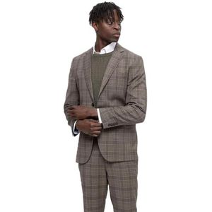 SELETED HOMME Veste Slhslim-Neil Brown Blue Check BLZ B Noos pour homme, Chinchilla/carreaux : bleu clair, 48