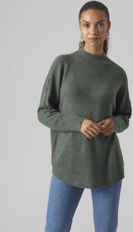 Gebreide Pullover - Hoge Hals - Lange Mouwen - Loose Fit