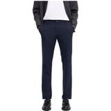 Selected - Slim-robert Broek - Grijs - 50% Polyester - Gerecycled