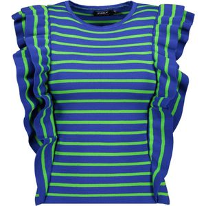 ONLY ONLSANDY SL LONG RUFFLE O-NECK KNT Dames Trui - Maat L